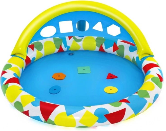 Learning through play: shape sorter in the canopy