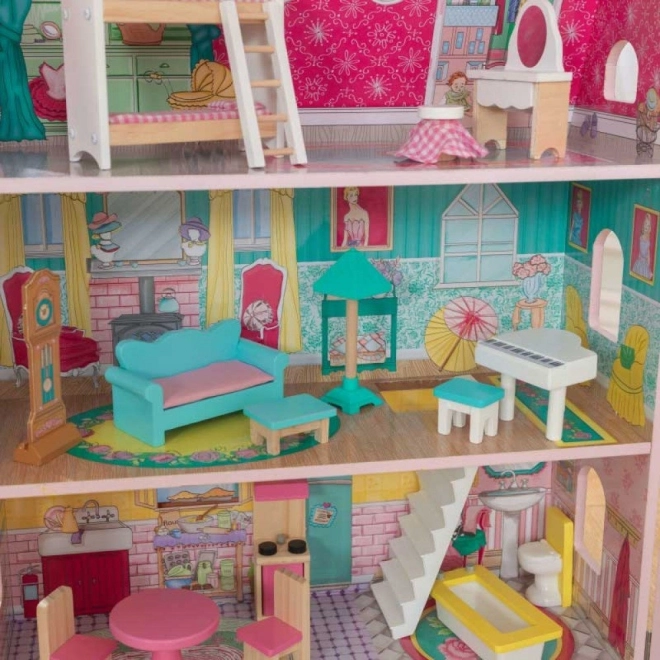 Poppenhuis Abbey Manor van KidKraft met inrichting
