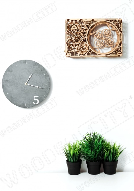 Mechanisch schilderij - houten 3D-puzzel