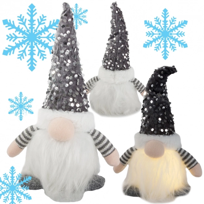 Kerstkabouter met LED-buik
