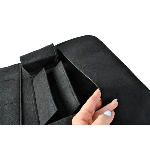 Praktische vilten autostoelorganizer