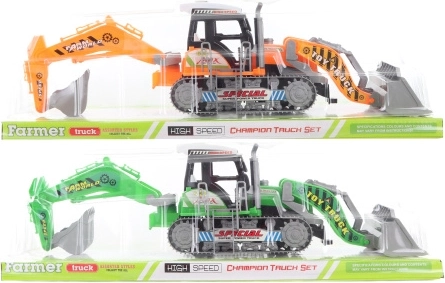 Construction plastic tractor for children