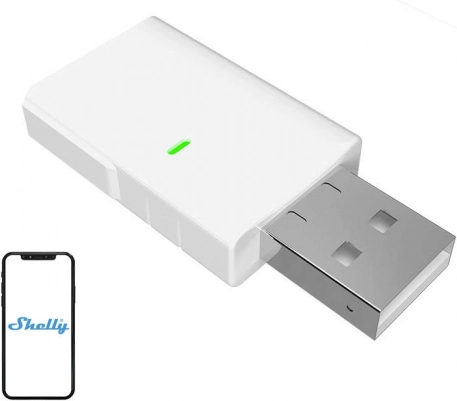 Shelly BLU Gateway USB-A – passerelle Wi‑Fi/Bluetooth