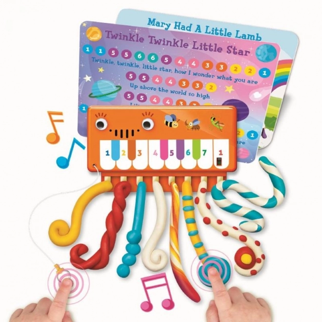 Kinderen piano van klei 4M