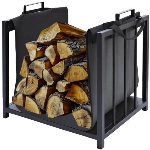 Firewood Carrier Basket 2-in-1