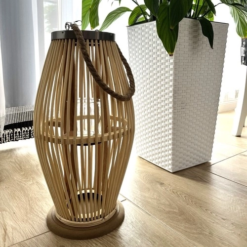 Gardlov bamboe rieten lantaarn 24282