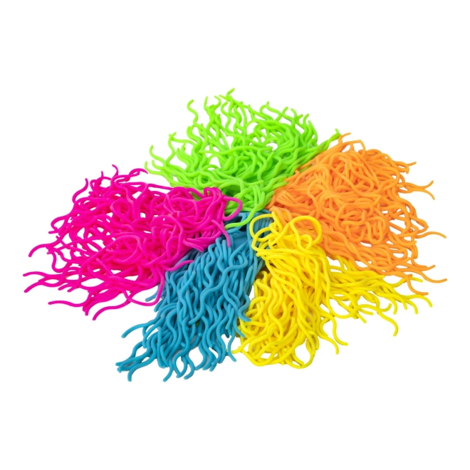 Vijf felle fluorescerende kleuren