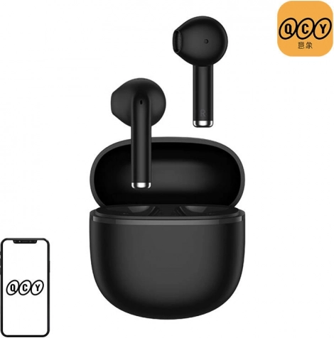 Écouteurs sans fil TWS QCY AilyBuds Lite noir