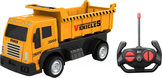 Camion benne de chantier RC télécommandé 19 cm