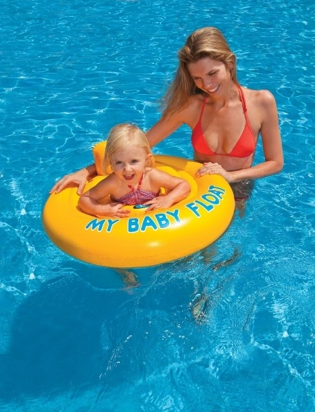 Baby zwemband opblaasbaar +- 70cm in doos 6-12m