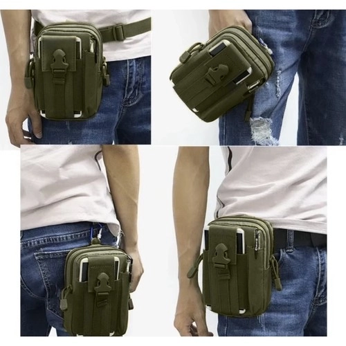 Tactische heuptas + riem groen Trizand 24322