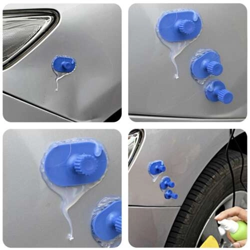 Set voor het verwijderen van deuken in de carrosserie van de auto