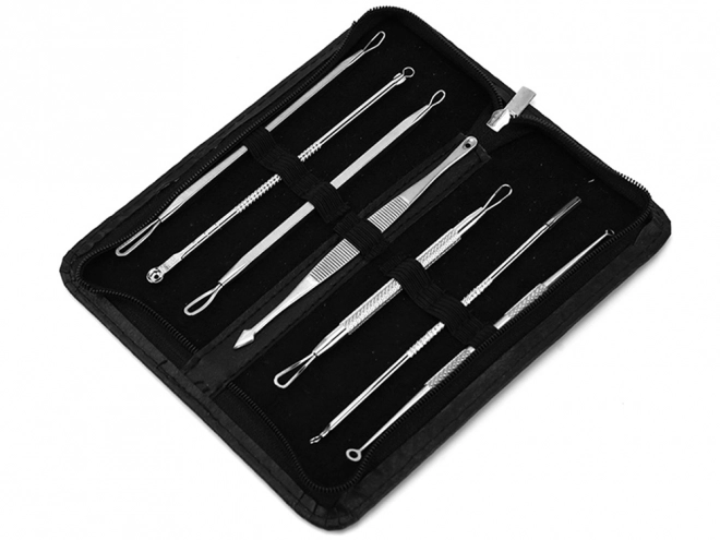 Set gereedschap voor het verwijderen van mee-eters – 7 stuks in etui