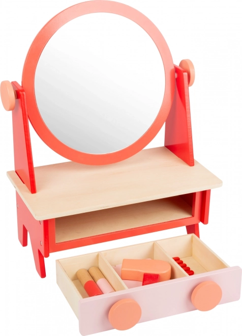 Houten kosmetische tafel Retro