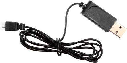 USB charger for 3.7 V 380–430 mAh batteries (CARRERA drones)