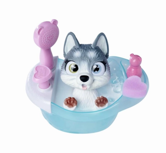 Husky Dog Pamper Petz in the Bath