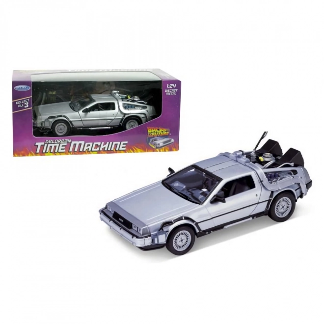 DeLorean Back to the Future Diecast Model Car 1:24 Scale