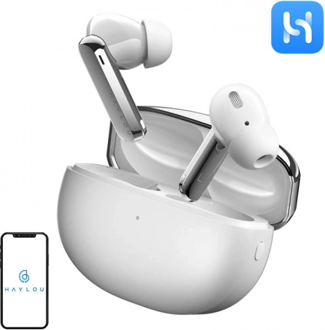 Écouteurs sans fil TWS HAYLOU W1 avec ANC – blanc