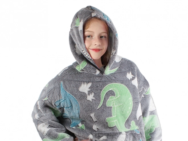 Lichtgevende sweatshirt met dinosaurussen voor kinderen