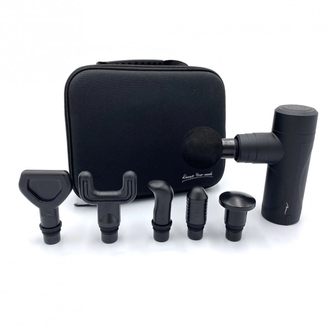 Handmatige massagepistool met 6 massageopzetstukken