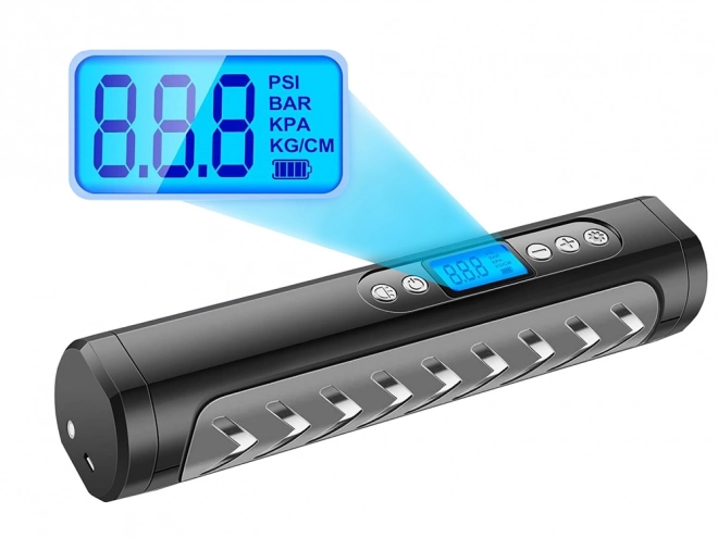 Draagbare acculuchtcompressorpomp met LCD-scherm