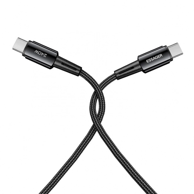 USB-C naar USB-C Kabel Essager 240W 1m grijs