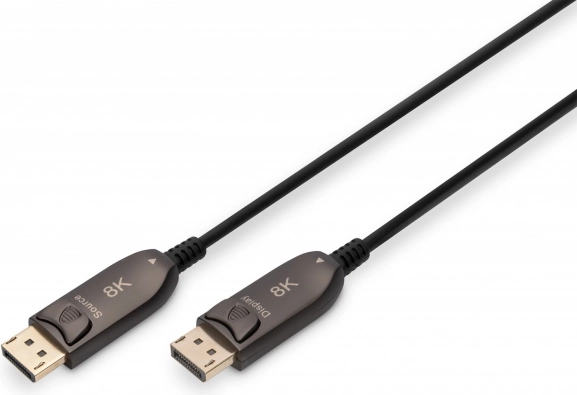Câble DisplayPort hybride 1.4 AOC 8K 60 Hz DP–DP 20 m – noir