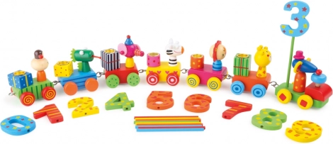 Train d’anniversaire interactif