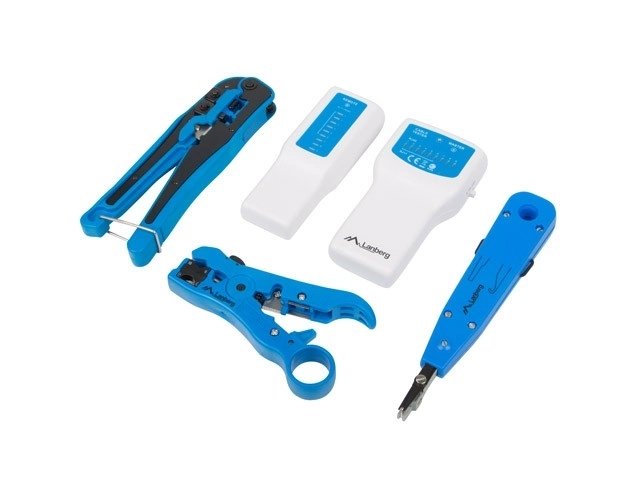 LAN Installation Tool Set with RJ45 RJ11 Tester