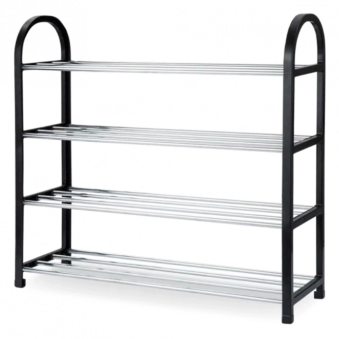Multi-level shoe rack organizer