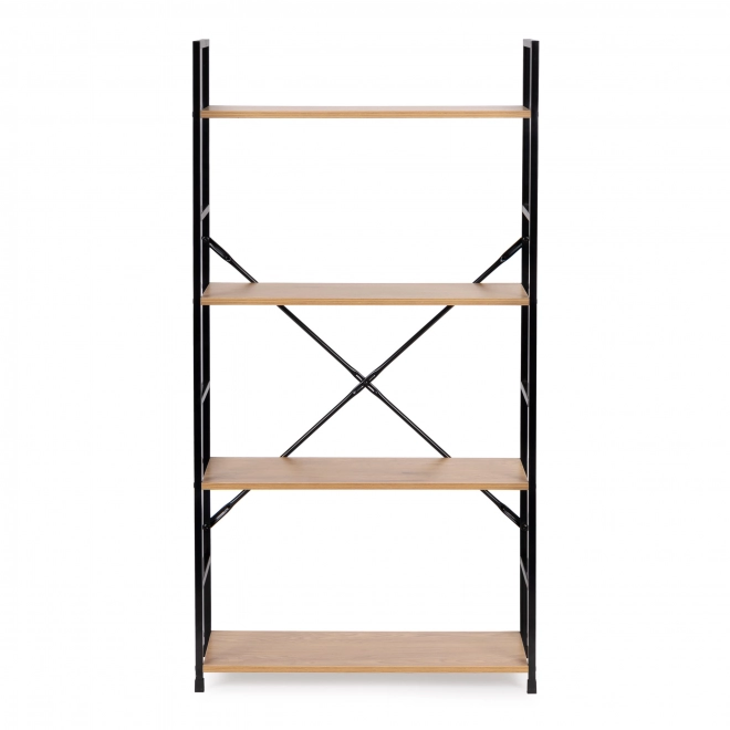 Moderne brede houten plank met 4 planken