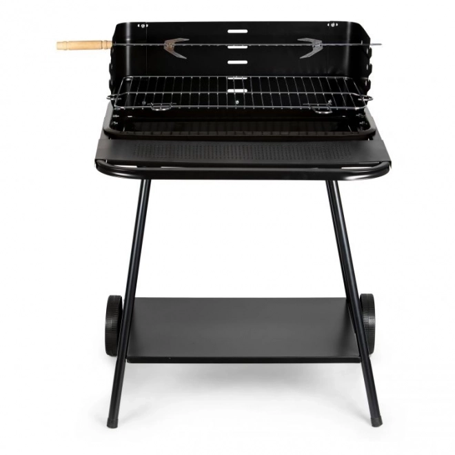 Gril de jardin portable avec étagère 2 grilles SL5434P