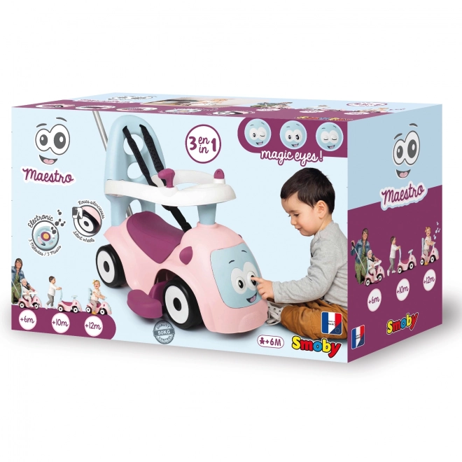 Loopauto SMOBY Maestro 3in1 Roze