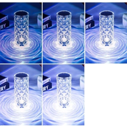 Lamp met LED-projector - roos, Izoxis 22518