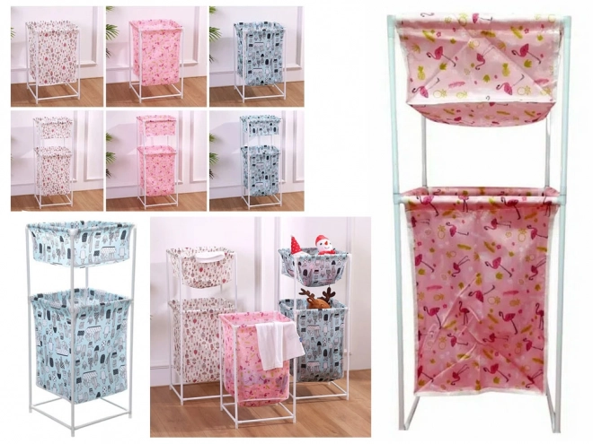 Wasmand met dubbele plank