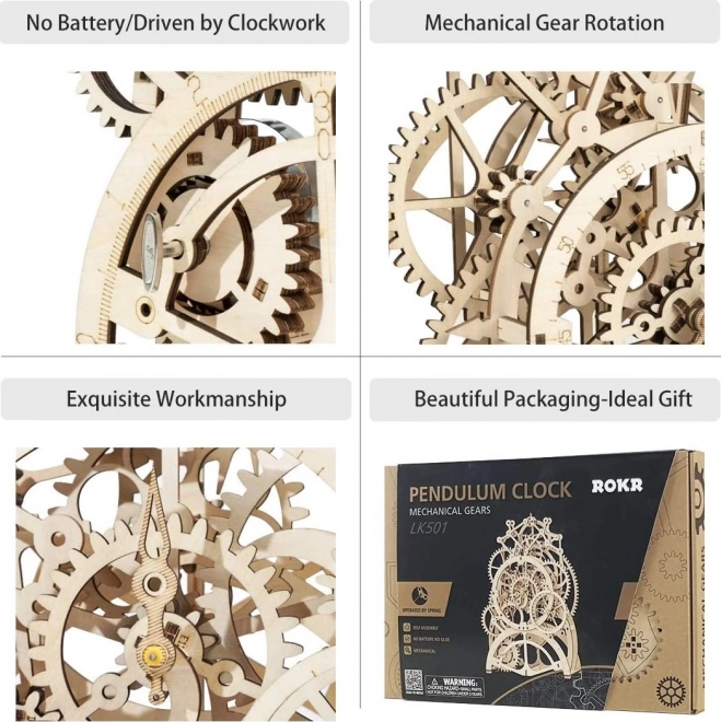 Slingerklok - 3D houten bouwpakket