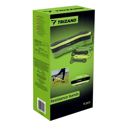 Gym rubber set - 4 stuks. Trizand 24305