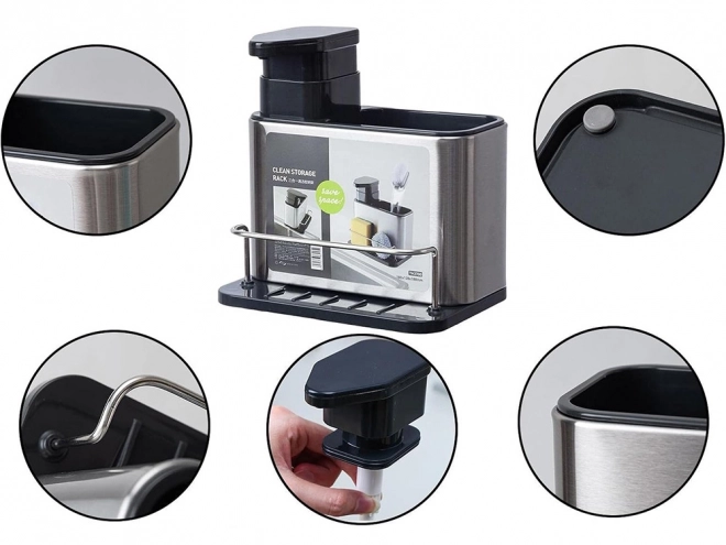 Kitchen Sink Soap Dispenser Organizer