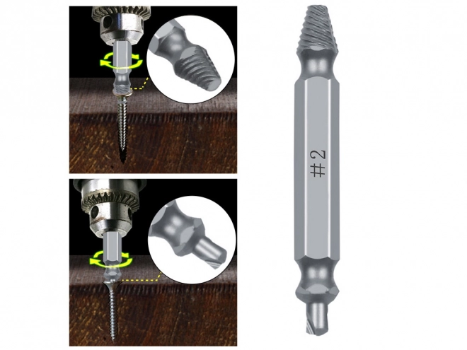 Set of 4 Broken Screw Extractors