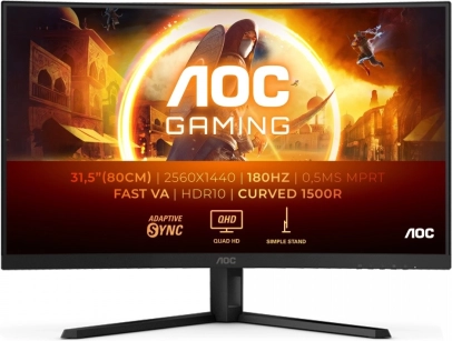 Moniteur de jeu incurvé AOC CQ32G4VE 31,5" QHD 180 Hz