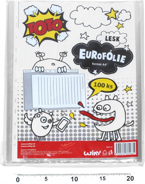 Pochette suspendue transparente pour documents A4 - brillante