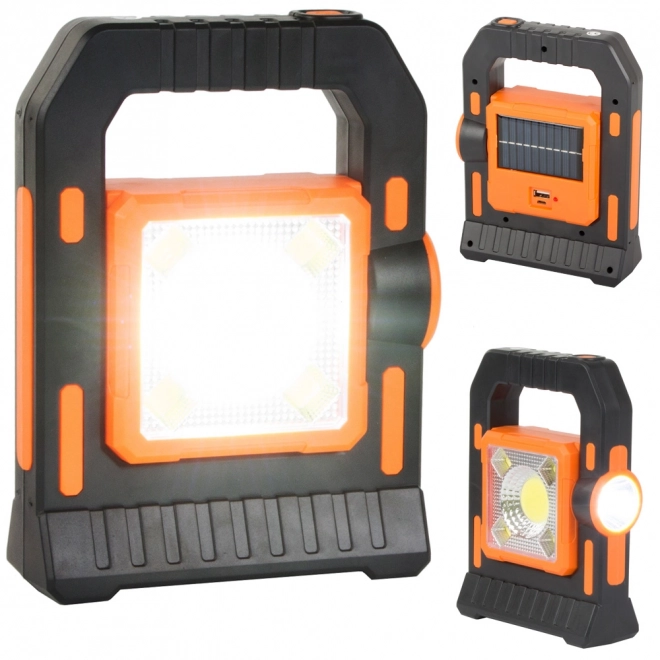 Zonne-kampeer-LED-licht met oplaadbare batterij