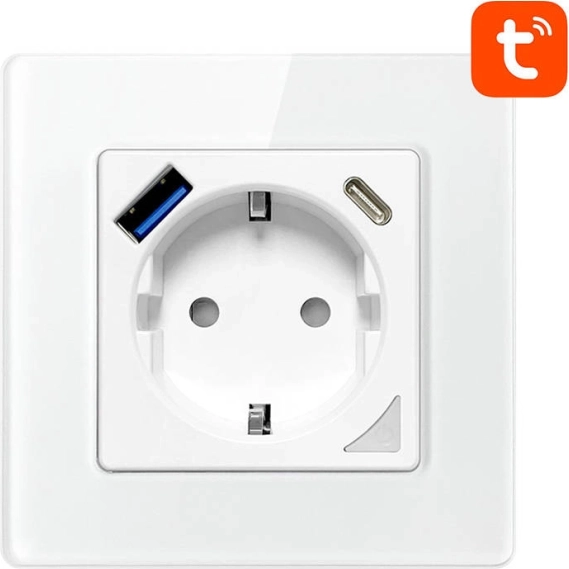 Slimme WiFi-stopcontact Avatto met USB en USB‑C
