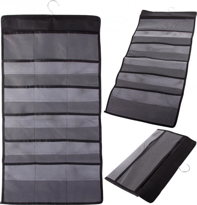 Hanging Double-Sided Organizer for Underwear with 24 Pockets