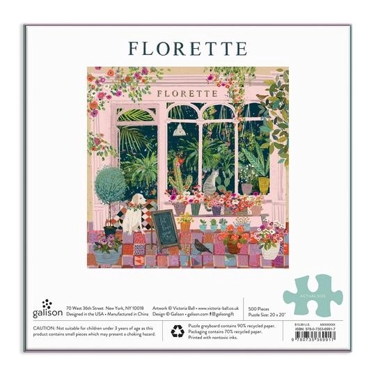 Puzzle Florette van Galison 500 stukjes