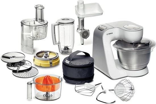 Robot de cuisine 900 W avec bol en inox 3,9 l