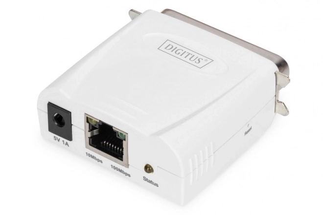Serwer Fast Ethernet met 1 LPT-poort en RJ-45