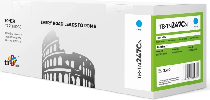 Toner Brother TN-247C Cyan 100% New Cartridge