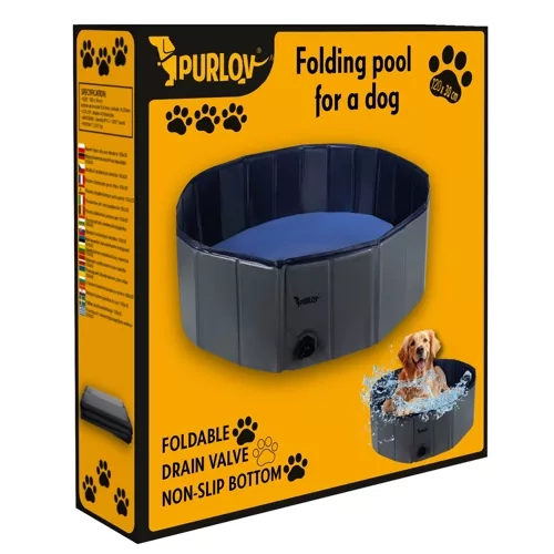 Zwembad/hok voor honden opvouwbaar 120x30 Purlov 23831