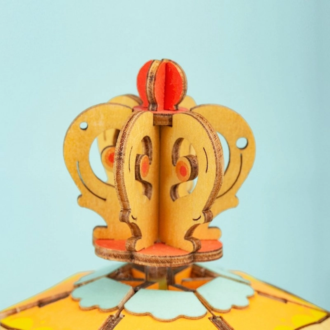 3D puzzel Pompoenkoets muziekdoos